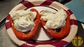 Bell Pepper Boats w/Whipped Alfredo