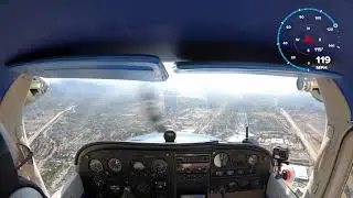 Whiteman Airport approach for landing through Newhall Pass