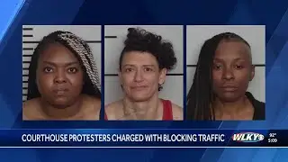 3 protestors arrested outside Brett Hankison sentencing appear in court