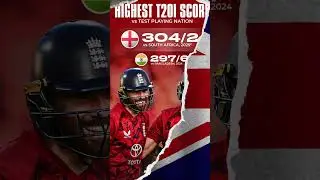 Phil Salt Smashes Record 141 in England 304/2 vs South Africa