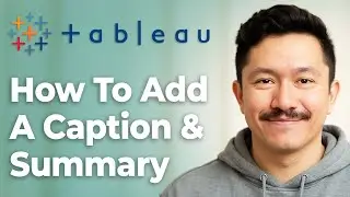 How To Add A Caption & Summary To A Worksheet Or Dashboard In Tableau [2025 Guide]
