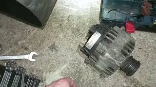 Výměna alternátoru Octavia 1.9 TDI 66kw,je to hlavolam,zbytečně složité 