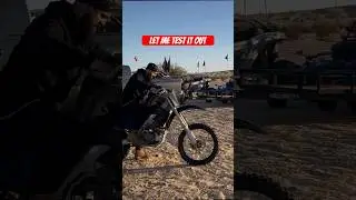 Chill times at the desert #offroadbikes #dirtbikes #funtime