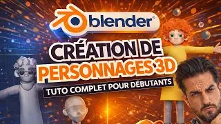 Apprendre Blender - Tutoriel Personnage 3D fr [COMPLET]