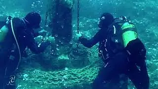 Riposizionamento Madonnina dei Due Mari - Santa Maria di Leuca - Salento Diving &reg;