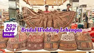 Mega Dhamaka Sale Wedding Special Bridal Sharara's Lehenga Collection | Flat 50% OFF Bridal Expo