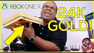 24-KARAT GOLD XBOX ONE X! [Unboxing]
