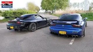 JDM Cars Accelerating! - Lancer Evo, RX-7, MR2 V6, Supra, NSX, Skyline, Glanza V, Eclipse,...