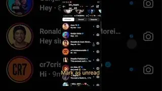 How To Enable Mark As Unread Messages Instgram|Mark As Unread Kasie karen Insta#viral #shorts#short