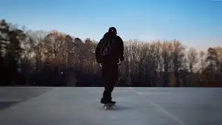 Skateboarding in the Yeezy WB-01 04 Size 2 Charcoal