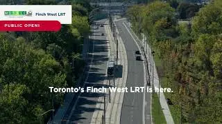 Finch West LRT opens