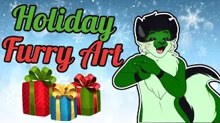 Holiday Furry Art!