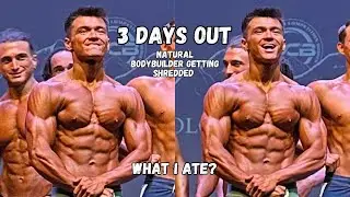 WHAT I ATE 3 DAYS OUT - Natural Bodybuilding
