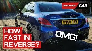 How fast can the 400BHP 2019 C43 AMG go in reverse?