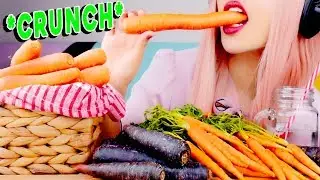 ASMR CARROTS Binaural Eating Sounds *EXTREME CRUNCH*
