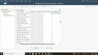 Maintain Fiscal Year Varian in SAP