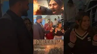 Border 2 First Day Public Review | Sunny Deol Mass Entry | Audience Reaction | #border2publicreview