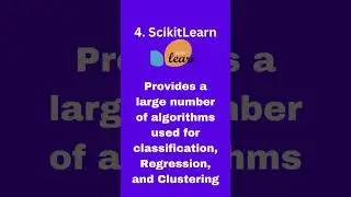 Top 9 machine learning libraries #machinelearning #computervision #deeplearning #opencv #numpy