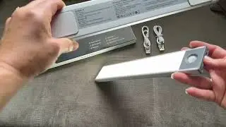 Under Cabinet Lighting, 4200 mAh Motion Sensor Light Indoor, 240lm Rechargeable Battery Operated Clo