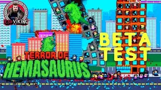 Can I Cause Over $1B In City Destruction!? | Retro Smash 'em Up | BETA | Terror of Hemasaurus