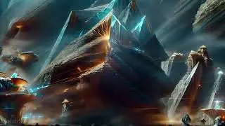 abstract crystal spinning | #animation | trippy visuals | #shorts  #aiart  #digitalart  #trippyart