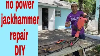 HOW TO REPAIR JACKHAMMER NO POWER DIY @JasperYamson18