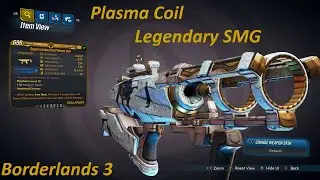 Borderlands 3: Plasma Coil, Arms race exclusive legendary SMG. Always shock and radiation..