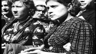 Soviet Russia prepares for war and industrialization in Russia. HD Stock Footage
