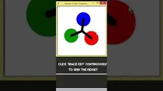 Fidget SPINNER in Python   #shorts