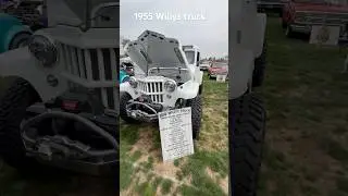 1955 Willys Truck at the car show.