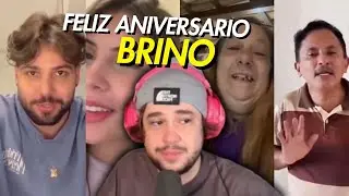 BRINO REAGINDO AO VIDEO DE ANIVERSARIO