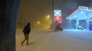 Jan 17, 2022 North York, ON. | up to 40cm of snow | Winter Storm |