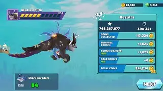 Hungry Shark Speedrun 750m point run(Full game)