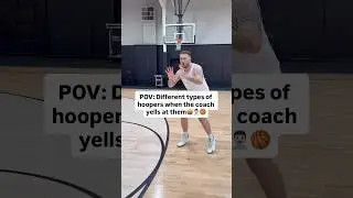Different types of Basketball Players when coach is yelling during practice🤬 Which one are you🏀?