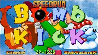 Bomb Kick Arcade Speedrun - 2P - 15:26 WR [602/3116]
