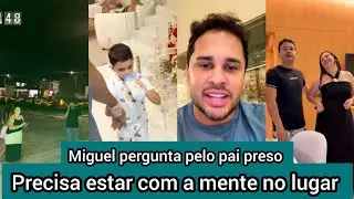 Lucas Guimarães revela que Miguel pergunta pelo pai preso e recebe conselhos dos tios pra descansar 