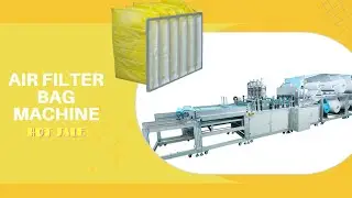 Air filter pocket making machine | How to produce air filter pocket machine