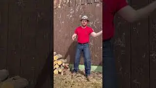 How To Start A BIG Chainsaw Safely. #chainsaw #homestead #stihl #logging #husqvarna
