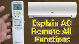 Haier AC Remote⚡Haier Remote Function⚡Haier AC Remote Operation ⚡Haier Remote