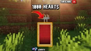 Minecraft, But I Have 1,000 Hearts... (HARD) ❤️ #minecraft