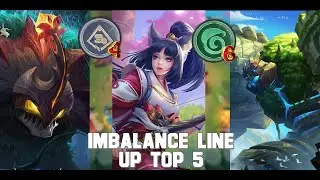 LAST 5 MAN IMBA LINE UP - MOBILE LEGENDS / MAGIC CHESS / BEST SYNERGY