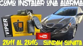Cómo se instala una alarma de carro paso a paso 2011 al  2015 Hyundai Sonata