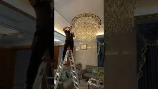 Sparking and lovely chandelier..#foryou #ledstriplights #lampfactory #ledstrips #lightingfactorys