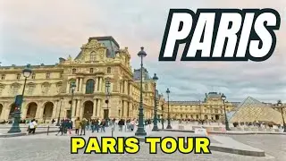 Exploring the Louvre Museum in Paris 🇫🇷 | Beautiful Walking Tour Outside the Pyramid 4K
