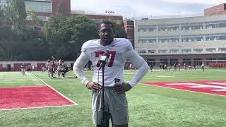 Willie Taylor III post practice Aug. 10