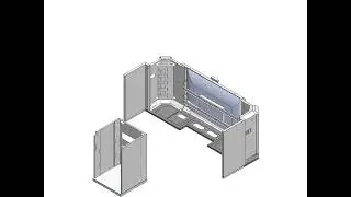 Police interrogation table installation video
