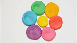 Learn colors with children, plasticine flower/ Учим цвета - развивающие мультики