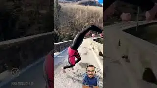 Doido kkk #flip #cliffdiving #parkour #cliffjumping #jump #insanejump #mountains #cliffjumper