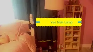 Mena's Room Work In Progress-New Lamp