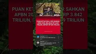 PUAN KETUK PALU, DPR SAHKAN APBN 2026: BELANJA RP 3.842 TRILIUN, #trendingshorts